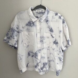 Madewell Oversized Button Down Shirt - Tie Die - Size XL